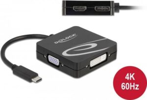 Delock - High Speed - Videoadapter - Single Link - USB-C männlich bis DB-15