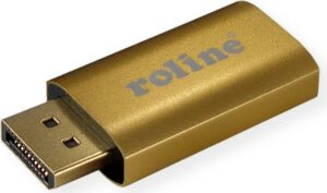 ROLINE 12.03.3158 Kabeladapter DisplayPort HDMI Gold (12.03.3158)