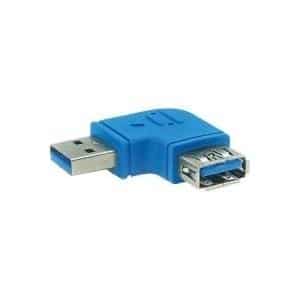 INLINE - USB-Adapter - USB Typ A (M) zu USB Typ A (W) - USB 3.0 - 90° Stecker