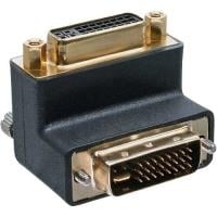 INLINE DVI-I Adapter - DVI-I 24+5 (M) - DVI-I 24+5 (W) - 90° gewinkelt