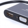 Gembird A-USB3C-HDMIVGA-01 USB-Grafikadapter 3840 x 2160 Pixel (A-USB3C-HDMIVGA-01)