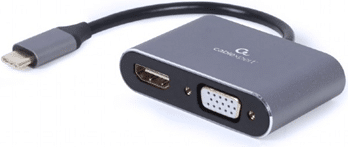 Gembird A-USB3C-HDMIVGA-01 USB-Grafikadapter 3840 x 2160 Pixel (A-USB3C-HDMIVGA-01)