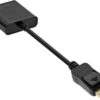 InLine 17197B Kabelschnittstellen-/Gender-Adapter DisplayPort VGA Schwarz (17197B)