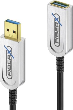 PureLink FiberX Series FX-I550 - USB-Verlängerungskabel - USB Typ A (M) zu USB Typ A (W) - USB 3.1 Gen 2 - 15 m - Active Optical Cable (AOC) - Schwarz