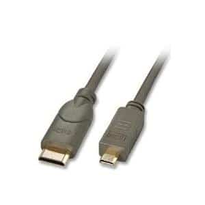 Lindy High Speed HDMI Cable - Video-/Audio-/Netzwerkkabel - HDMI - 19-polig Micro-HDMI (M) - Mini-HDMI
