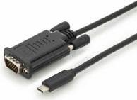 Digitus DB-300331-020-S Videokabel-Adapter 2 m USB C VGA (D-Sub) Black (DB-300331-020-S)