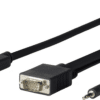 Vivolink PROHDMIVGA1 Videokabel-Adapter 1 m HDMI Typ A (Standard) VGA (D-Sub) Schwarz (PROHDMIVGA1)
