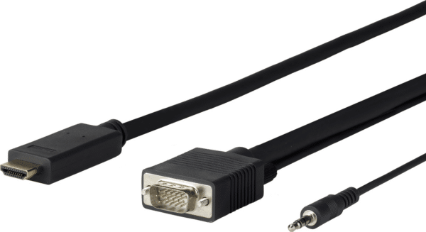 Vivolink PROHDMIVGA1 Videokabel-Adapter 1 m HDMI Typ A (Standard) VGA (D-Sub) Schwarz (PROHDMIVGA1)
