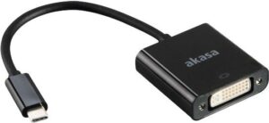 Akasa AK-CBCA09-15BK USB DVI-D Schwarz Kabelschnittstellen-/adapter (AK-CBCA09-15BK)