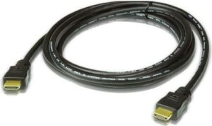 ATEN - Highspeed HDMI mit Ethernetkabel - HDMI (M) bis HDMI (M) - 20 m - abgeschirmt - Schwarz - 4K Unterstützung