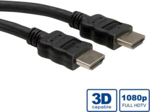 ROLINE HDMI High Speed Cable with Ethernet - Video-/Audio-/Netzwerkkabel - HDMI - 28 AWG - HDMI