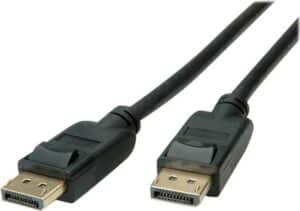 Roline - DisplayPort-Kabel - DisplayPort (M) zu DisplayPort (M) - DisplayPort 1.4 - 5 m - 4K Unterstützung - Schwarz