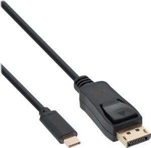 InLine 64123 3m USB C DisplayPort Schwarz Videokabel-Adapter (64123)