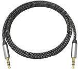 VISION Professional Premium Braided - Audiokabel - Mono Mini-Stecker männlich zu Mono Mini-Stecker männlich - 2 m - Schwarz