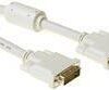 ACT DVI-I Dual Link connection cable - M -M - Ivory 5.0m 5m DVI-I DVI-I DVI-Kabel (AK3722)
