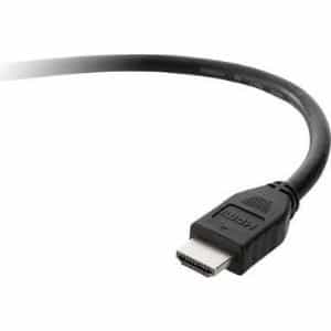 Belkin Standard - HDMI-Kabel - HDMI (M) bis HDMI (M) - 1.5 m - Doppelisolierung - Schwarz - 4K Unterstützung (F3Y017BT1.5MBLK)