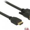DeLOCK 85657 Videokabel-Adapter 10 m HDMI Typ A (Standard) DVI Schwarz (85657)