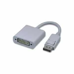 MicroConnect - DisplayPort-Adapter - Dual Link - DisplayPort (M) zu DVI-I (W) - 15 cm - weiß