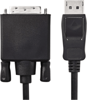 Nedis - Videokabel - DVI-D (M) bis DisplayPort (M) - DisplayPort 1.1 - 3 m - Daumenschrauben - Schwarz