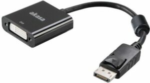 Akasa AK-CBDP15-20BK - Videokonverter - DisplayPort - DisplayPort - Schwarz (AK-CBDP15-20BK)