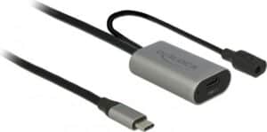 DeLOCK - USB-Verlängerungskabel - USB-C (M) bis Gleichstromstecker