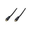 DIGITUS - HDMI-Kabel - HDMI (M) bis HDMI (M) - 20 m - Doppelisolierung - Schwarz