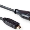 ACT 2 metre HDMI High Speed Ethernet cable HDMI-A male- HDMI-D (Micro HDMI) male. Length: 2 m Hdmi a - hdmi d m/m hse 2.00m (AK3798)