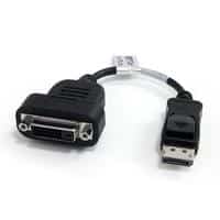StarTech.com Aktiver DisplayPort auf DVI-D Adpater - DP zu DVI Single Link Konverter (Stecker/Buchse) - 1920x1200 - DisplayPort-Adapter - DisplayPort (M) bis DVI-D (W) - 20 cm - Schwarz - für P/N: DK30C2DAGPD