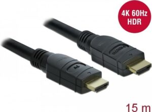 DeLOCK - Highspeed HDMI mit Ethernetkabel - HDMI (M) bis HDMI (M) - 15