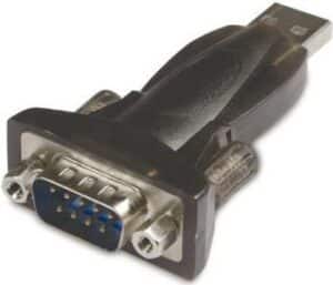 MicroConnect - Serieller Adapter - USB2.0 - RS-232 x 1 - Schwarz (USBADB9FC)