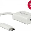 DeLOCK - Externer Videoadapter - VL100 / MCDP2900 - USB-C - HDMI - weiß (63937)