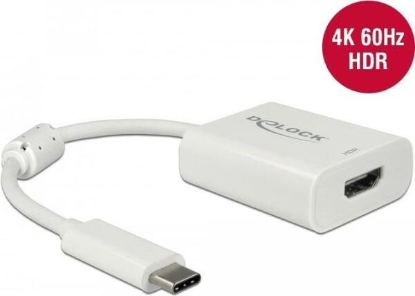 DeLOCK - Externer Videoadapter - VL100 / MCDP2900 - USB-C - HDMI - weiß (63937)
