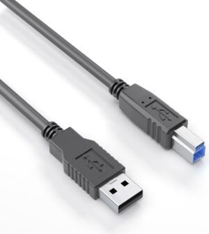 PureLink - USB-Kabel - USB Typ A (M) bis USB Type B (M) - USB 3.1 Gen1 - 10 m - rund - Schwarz