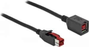 DeLOCK - PoweredUSB extension cable - USB PlusPower (24 V) (M) bis USB PlusPower (24 V) (W) 1