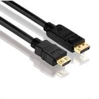 Purelink PureInstall - Videokabel - DisplayPort / HDMI - HDMI Typ A (M) bis DisplayPort (M) - 1