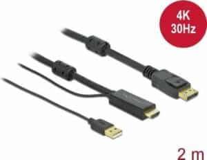 DeLOCK - Video- / Audiokabel - DisplayPort / HDMI - HDMI