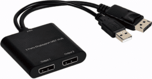 MicroConnect - Video-Verteiler - 2 x DisplayPort - Desktop (W125660950)