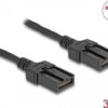Delock - High Speed - HDMI-Kabel - HDMI Typ E (Automotive) männlich Verriegelung zu HDMI Typ E (Automotive) männlich Verriegelung - 3 m - Doppelisolierung - Schwarz - unterstützt 4K 60 Hz (3840 x 2160)