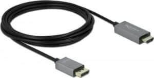 DeLOCK - Video- / Audiokabel - DisplayPort / HDMI - DisplayPort (M) bis HDMI (M) - 3